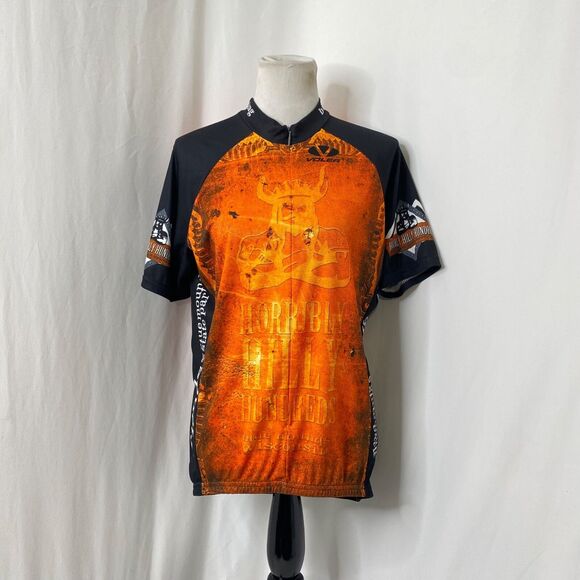 Men’s Medium Cycling Jersey Voler Horribly Hilly Hundreds 3 Quarter Zip - Picture 2 of 11